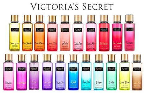 victoria's secret fragrance mist collection